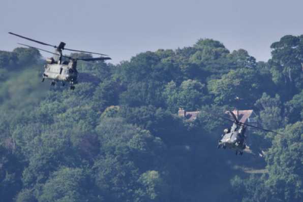 28 July 2022 - 17-25-53
---------------
Two RAF Chinook helicopters over Dartmouth